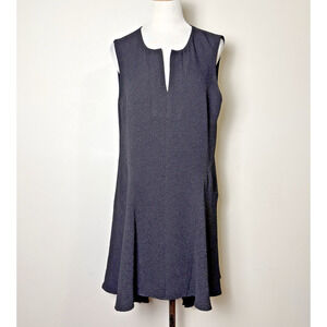 BCBG Max Azria Bette Asymmetric Dress Sz M Sleeveless Lagenlook Indie Grunge
